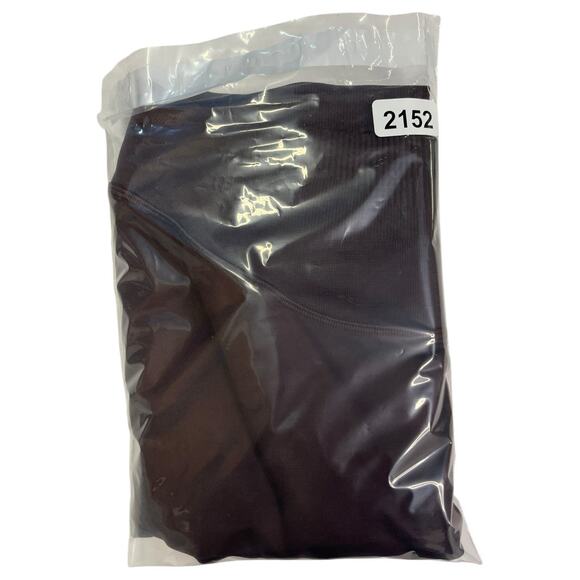 Gymshark Leggings Womens Large Brown Seamless Pants Logo Workout Gym Sporty - Picture 10 of 10